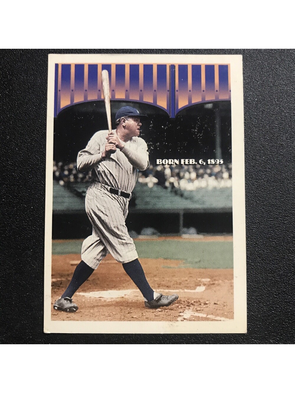 Topps 1995 Babe Ruth 100th Birthday 3 ERROR card No Logo No name NoHappyBirthday